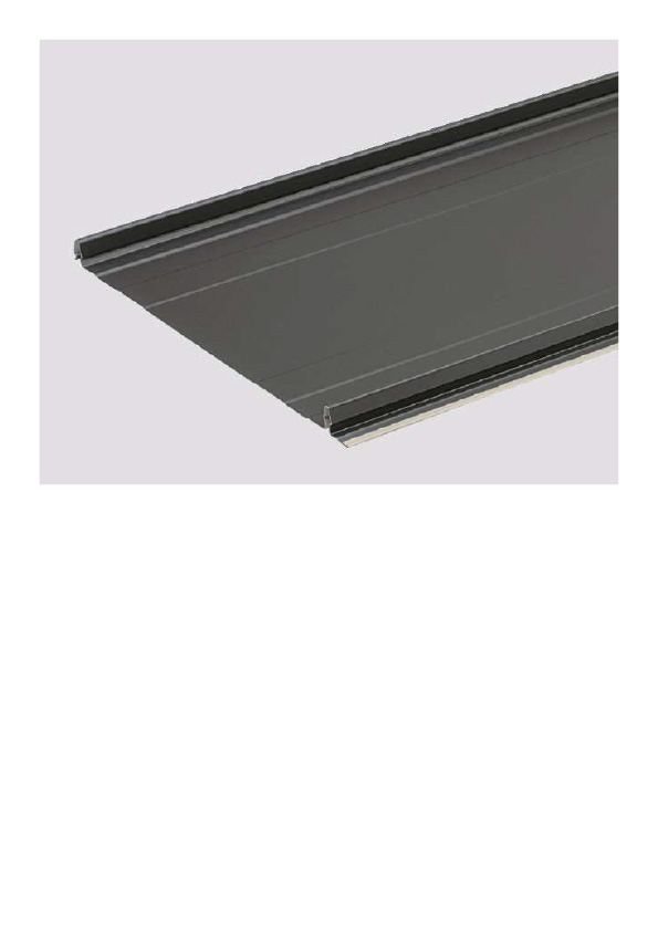 デコルーフ（屋根）製品サンプル(H=333)	いぶし銀